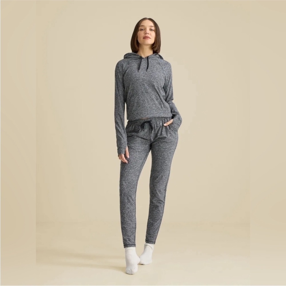 Outdoor Voices CloudKnit Sweatpants Jogger Heather Gray Soft Pockets Medium